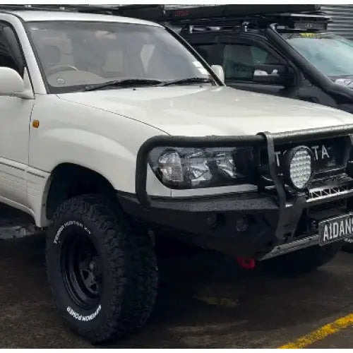 Rockarmor Gt Hoop Steel Bullbar - Landcruiser 105 Series 98-07 (Full Bar Replacement) by RockarmorNZ