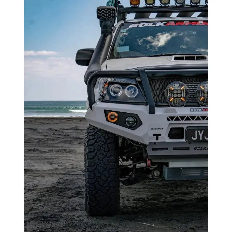 Rockarmor Gt Hoop Steel Bullbar - Toyota Hilux N70 2005-2011 (Full Bar Replacement) by RockarmorNZ