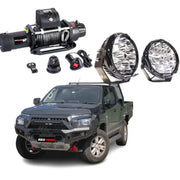 Rockarmor Gt Hoopless Bullbar Combo Pack - Mitsubishi Mv Triton 2024 by RockarmorNZ