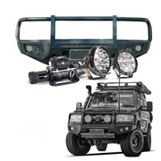 Rockarmor Gt Hoopless Steel Bullbar Combo Package - Toyota 78 Troopy 2007-2023 (Full Bar Replacement) by RockarmorNZ