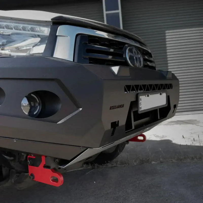 Rockarmor Gt Hoopless Steel Bullbar Combo - Toyota Hilux N80 Bullbar 2015 -2020 by RockarmorNZ