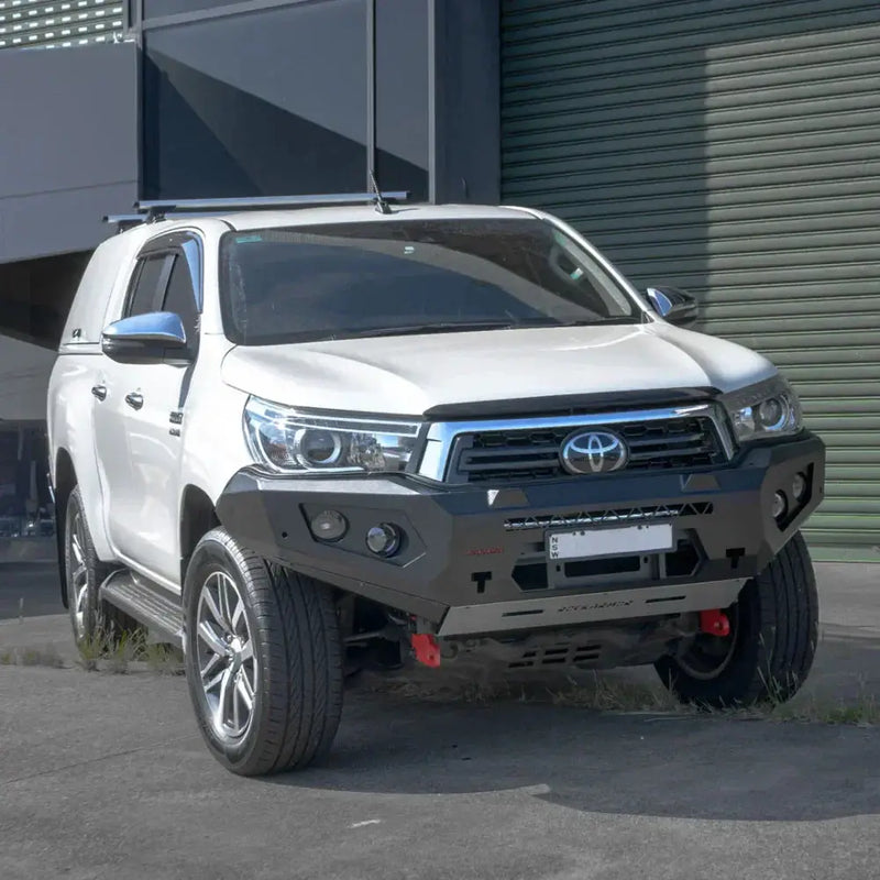 Rockarmor Gt Hoopless Steel Bullbar Combo - Toyota Hilux N80 Bullbar 2015 -2020 by RockarmorNZ