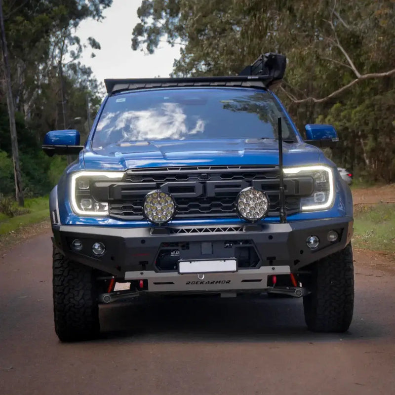 Rockarmor Gt Hoopless Steel Bullbar - Ranger Raptor Next Gen 2023 to Current (Full Bar Replacement) by RockarmorNZ