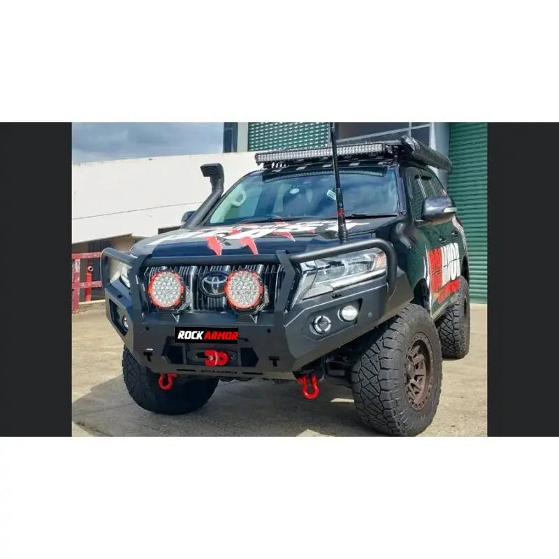 Rockarmor Gt Hoop Steel Bullbar - Toyota Prado 150 Series 11/2017+ (Full Bar Replacement) by RockarmorNZ