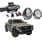Rockarmor Gt Steel Hoop Bullbar Combo - Next Gen Ford Ranger 22+ by RockarmorNZ
