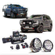 Rockarmor Gt Steel Hoop Bullbar Combo Pack - Ford Everest Next Gen 2022+ by RockarmorNZ