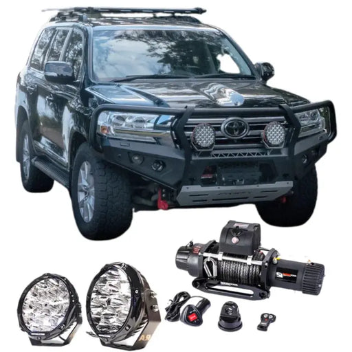 Rockarmor Gt Steel Hoop Bullbar Combo Pack - Toyota 200 2015+ by RockarmorNZ