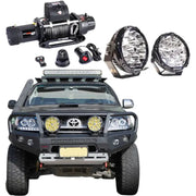 Rockarmor Gt Steel Hoop Bullbar Combo Pack - Toyota Hilux N70 2005-2011 by RockarmorNZ