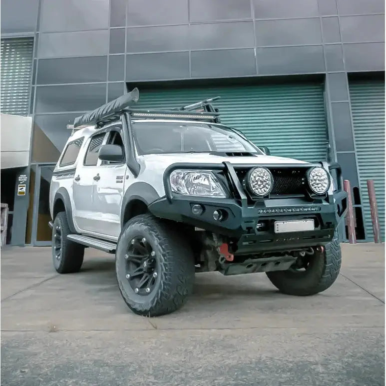 Rockarmor Gt Steel Hoop Bullbar Combo Pack - Toyota Hilux N70 2005-2011 by RockarmorNZ
