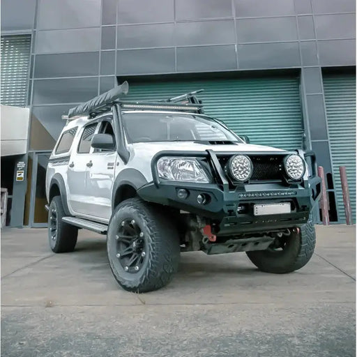 Rockarmor Gt Steel Hoop Bullbar Combo Pack - Toyota Hilux N70 2005-2011 by RockarmorNZ