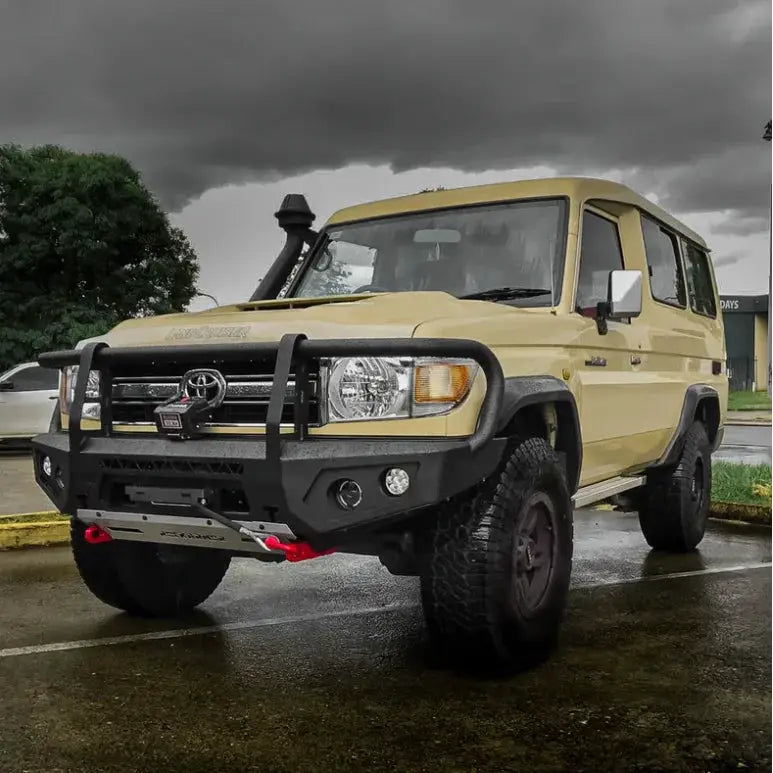 Rockarmor Gt Steel Hoop Bullbar Combo Pack - Toyota Vdj78 Troopy 2007-2023 by RockarmorNZ