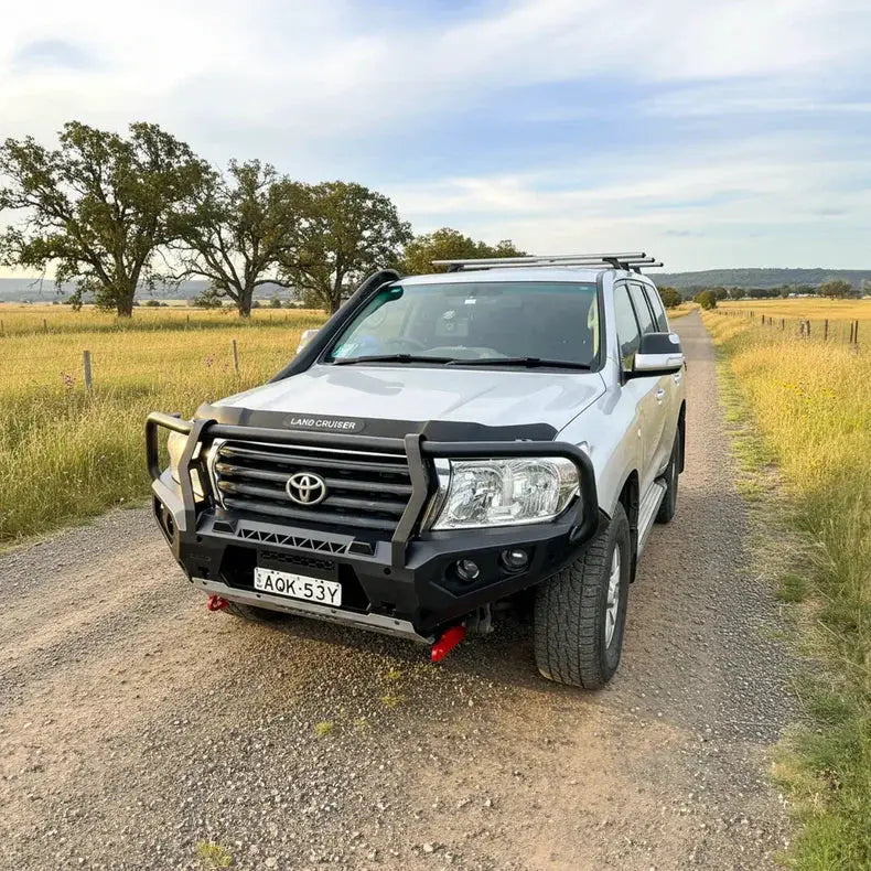 Rockarmor Gt Hoop Steel Bullbar - Toyota 200 07-15+ (Full Bar Replacement) by RockarmorNZ