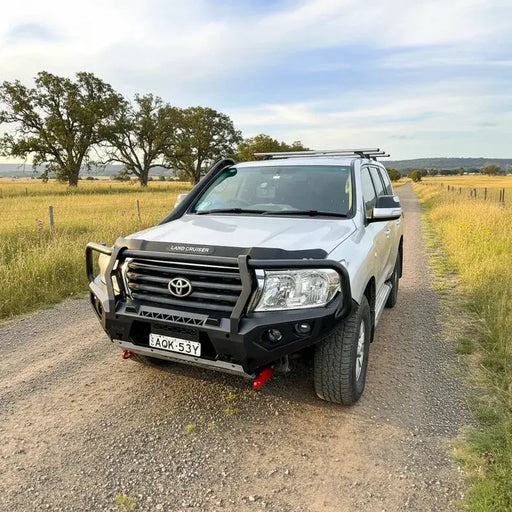 Rockarmor Gt Hoop Steel Bullbar - Toyota 200 07-15+ (Full Bar Replacement) by RockarmorNZ