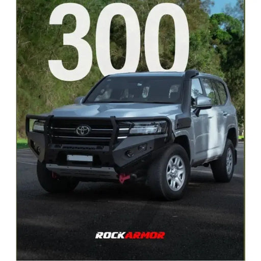 Rockarmor Gt Hoop Steel Bullbar - Toyota 300 Series 2021-2025 (Full Bar Replacement) by RockarmorNZ