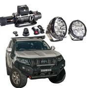 Rockarmor Gt Steel Hoopless Bullbar Combo - Toyota Prado 150 11/2017-Current by RockarmorNZ