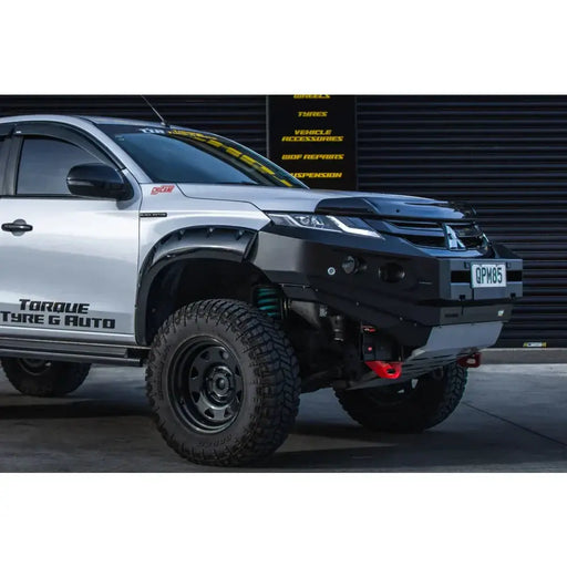 Rockarmor Gt Hoopless Steel Bullbar - Mitsubishi Triton Mr 12/2018 - 02/2024 (Full Bar Replacement) by RockarmorNZ