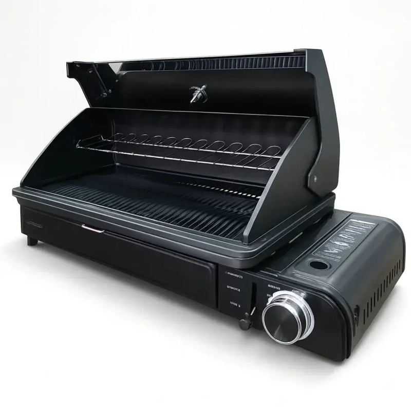Rockarmor Gas BBQ with hood by RockarmorNZ