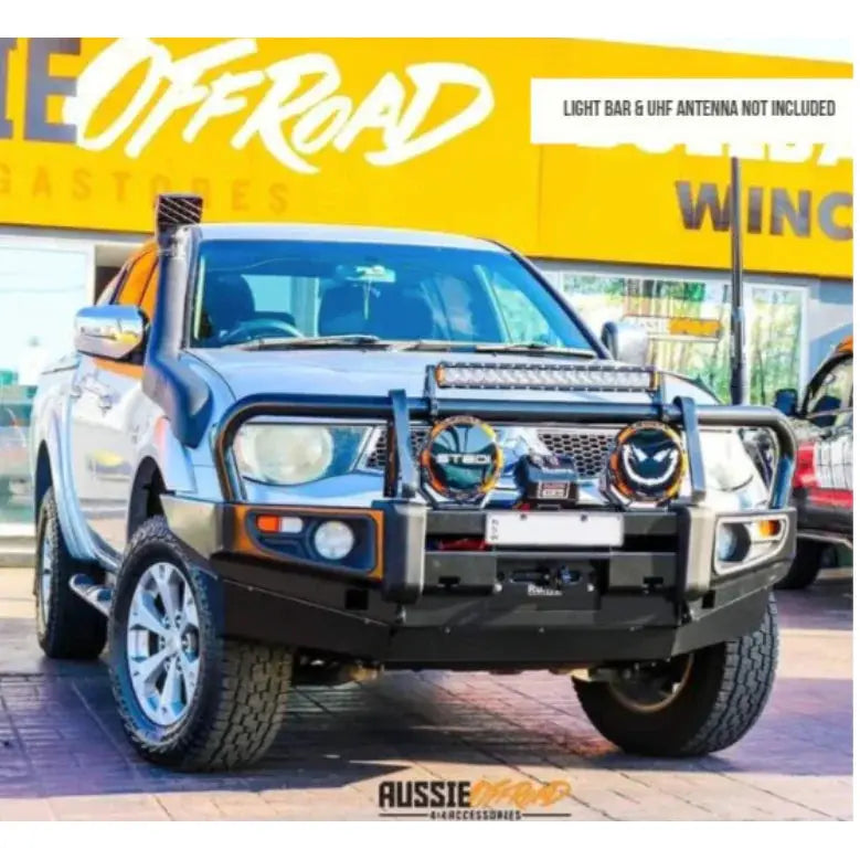 Rockarmor Premium Bullbar Frontal Combo To Suit Mitsubishi Triton Challanger 2009-2015 by RockarmorNZ