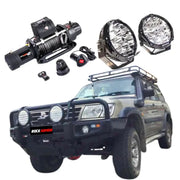 Rockarmor Premium Bullbar Frontal Combo To Suit Nissan Patrol Gu1 97- 09/2004 (Full Bar Replacement) by RockarmorNZ