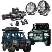 Rockarmor Premium Bullbar Frontal Combo To Suit Toyota Lancdruiser 76,78,79 2005+ by RockarmorNZ