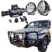 Rockarmor Premium Bullbar Frontal Combo To Suit Toyota Lancdruiser Fj100 1998- 2007Ifs by RockarmorNZ