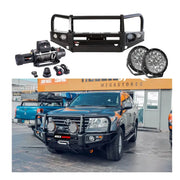 Rockarmor Premium Bullbar Frontal Combo To Suit Toyota Landcruiser 200 Series 2007-2015 (Bumper Cut) by RockarmorNZ