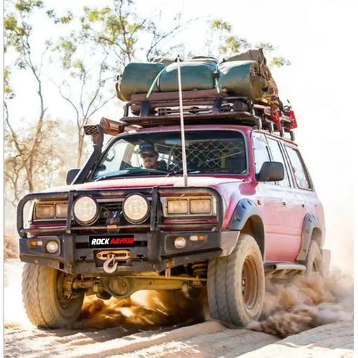 Rockarmor Premium Bullbar Frontal Combo To Suit Toyota Landcruiser 80 1990-1997 by RockarmorNZ