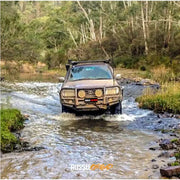 Rockarmor Premium Bullbar Frontal Combo To Suit Toyota Landcruiser Fj105 1998-2002 (Live Axle)(Full Bar Replacement) by RockarmorNZ