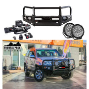 Rockarmor Premium Bullbar Frontal Combo To Suit Toyota Prado 120 2003-2009 (Full Bar Replacement) by RockarmorNZ