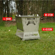 Rockarmor Premium Camp Fire Pit & Bbq Grille by RockarmorNZ
