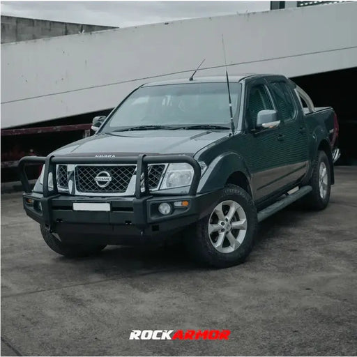 Rockarmor Premium Steel Bullbar - Nissan Navara D40 2005-2015 Spanish/Thai & Pathfinder R51 (Will Not Fit Stx550)(Bar Cut) by RockarmorNZ
