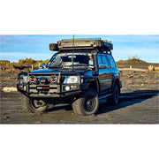 Rockarmor Premium Steel Bullbar - Nissan Patrol Gu4 2005 To Current (Full Bar Replacement) by RockarmorNZ