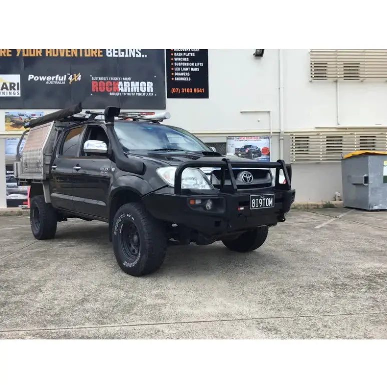 Rockarmor Premium Steel Bullbar - Toyota Hilux N70 2005 - 2011 (Bumper Cut) by RockarmorNZ
