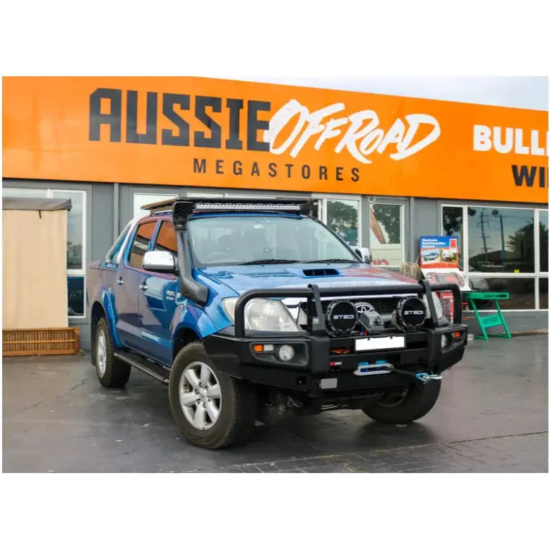 Rockarmor Premium Steel Bullbar - Toyota Hilux N70 2005 - 2011 (Bumper Cut) by RockarmorNZ