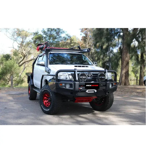 Rockarmor Premium Steel Bullbar - Toyota Hilux N70 2005 - 2011 (Bumper Cut) by RockarmorNZ