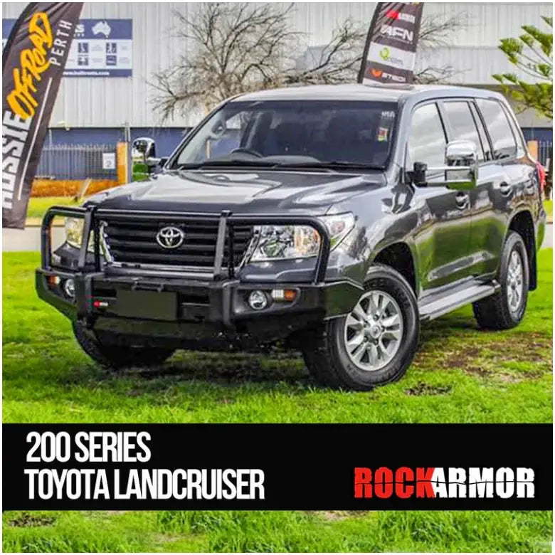 Rockarmor Premium Steel Bullbar - Toyota Landcruiser 200 Gx/Gxl (Vx & Sahara) 07-2015 (Bar Cut) by RockarmorNZ