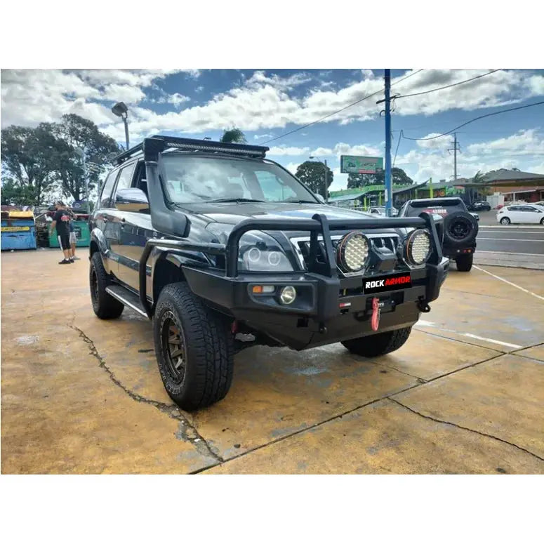 Rockarmor Premium Steel Bullbar - Toyota Prado Fj120 03-09 (Full Bar Replacement by RockarmorNZ