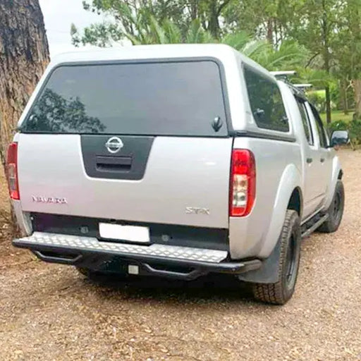 Rockarmor Premium Steel Rear Step / Tow Bar To Suit Nissan Navara D40 2005-2015 by RockarmorNZ