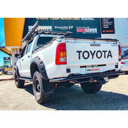 Rockarmor Premium Steel Rear Step / Tow Bar To Suit Toyota Hilux N70 2005 - Early 2015 (Tub Rear) by RockarmorNZ