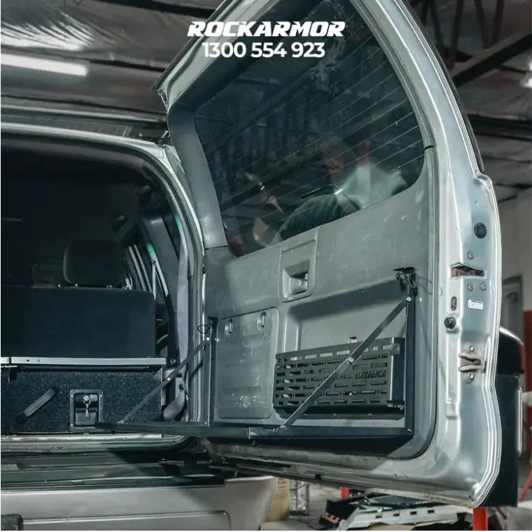 Rockarmor Rear Folding Table And Pantry To Suit Prado 120 by RockarmorNZ