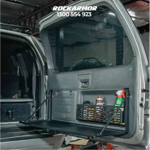 Rockarmor Rear Folding Table And Pantry To Suit Prado 120 by RockarmorNZ