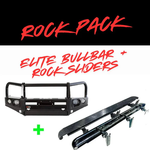 Rockarmor Rock Pack — Isuzu Dmax 06/2012-01/2017 | Elite Bullbar + Rock Sliders by RockarmorNZ