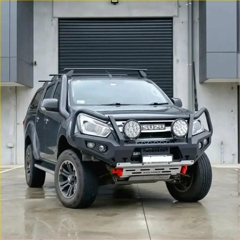 Rockarmor Rock Pack — Isuzu Dmax 2017-2020 PFL | GT Hoop Bullbar + Rock Sliders by RockarmorNZ