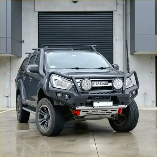 Rockarmor Rock Pack — Isuzu Dmax 2017-2020 PFL | GT Hoop Bullbar + Rock Sliders by RockarmorNZ