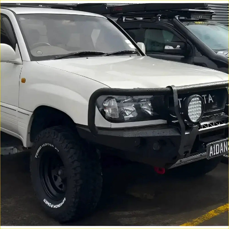 Rockarmor Rock Pack — Landcruiser 100 Series 98-07 | GT Hoop Bullbar + Rock Sliders by RockarmorNZ