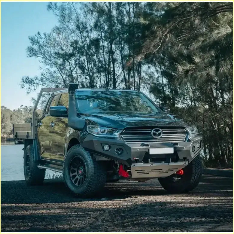 Rockarmor Rock Pack — Mazda Bt50 2020+ | GT Hoopless Bullbar + Rock Sliders by RockarmorNZ