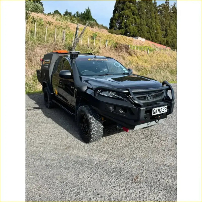 Rockarmor Rock Pack — Mitsubishi Triton Mr 12/2018 - 02/2024 | GT Hoop Bullbar + Rock Sliders by RockarmorNZ