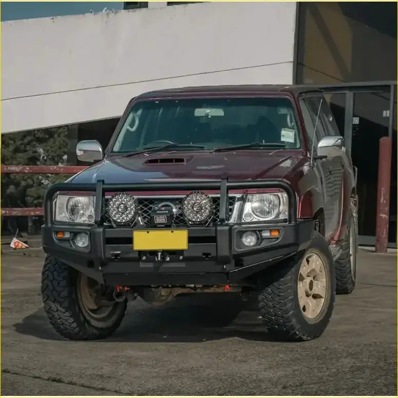 Rockarmor Rock Pack — Nissan Patrol Gu4 2005 To Current | Premium Bullbar + Rock Sliders by RockarmorNZ