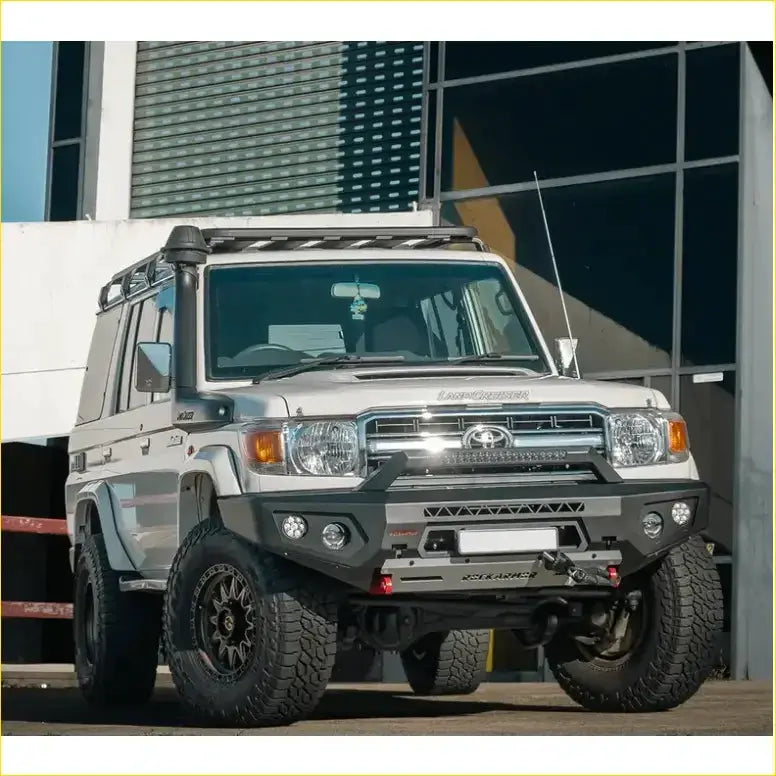 Rockarmor Rock Pack — Toyota 78 Troopy 2007-2023 | GT Hoopless Bullbar + Rock Sliders by RockarmorNZ