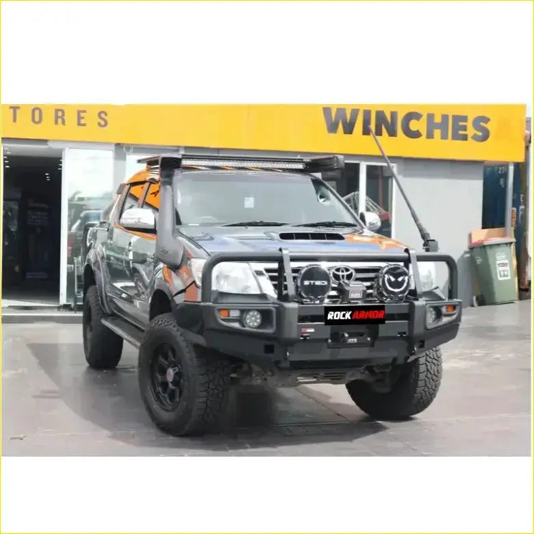 Rockarmor Rock Pack — Toyota Hilux 2011-15 Bar Replacement | Premium Bullbar + Rock Sliders by RockarmorNZ